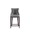 Manhattan Comfort Fifth Avenue Faux Leather Counter Stool in Pebble Grey - Set of 2 2-CS012-PE - alternate 8